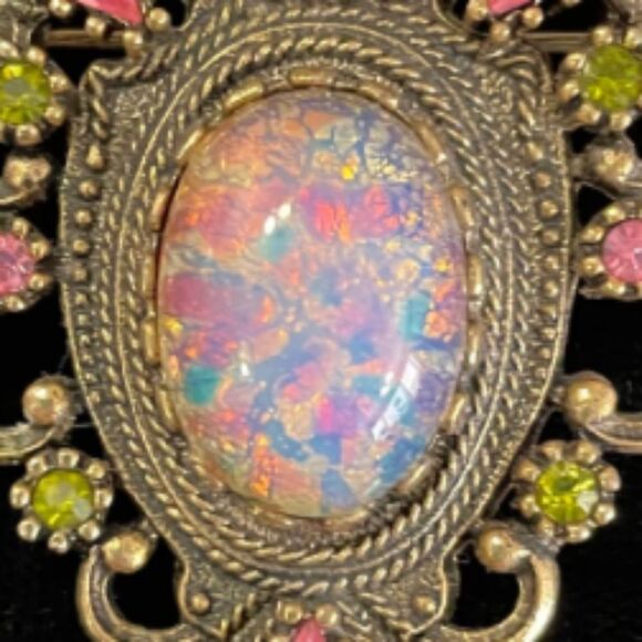 Vintage Sarah Coventry "Contessa" Rhinestone Brooch/Pendant Gently Loved - Picture 2 of 5